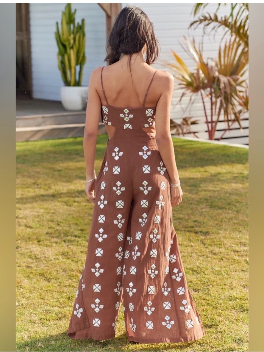 Free People Geo Daze Jumpsuit size XS - Picture 3 of 16